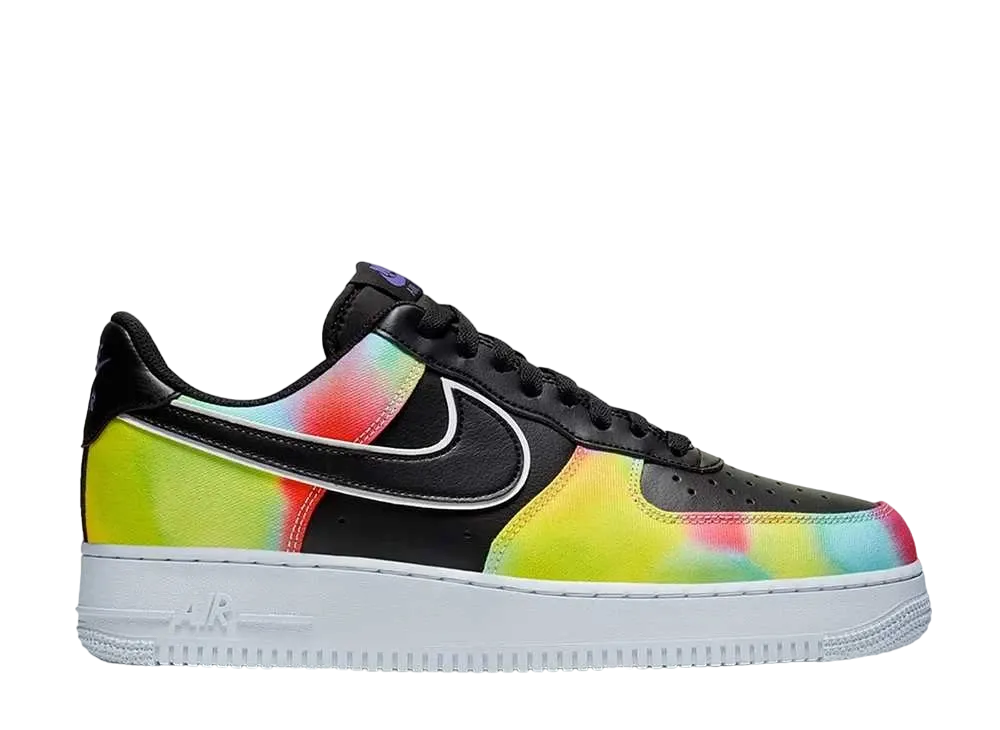 Nike Air Force 1 Low "Tie-Dye Black"