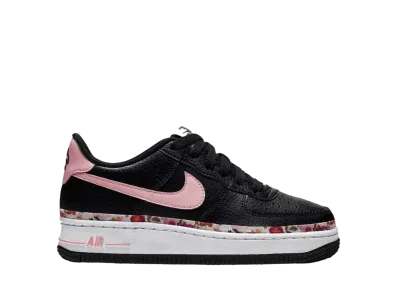 Nike GS Air Force 1 Low Vintage Floral "Black Pink"