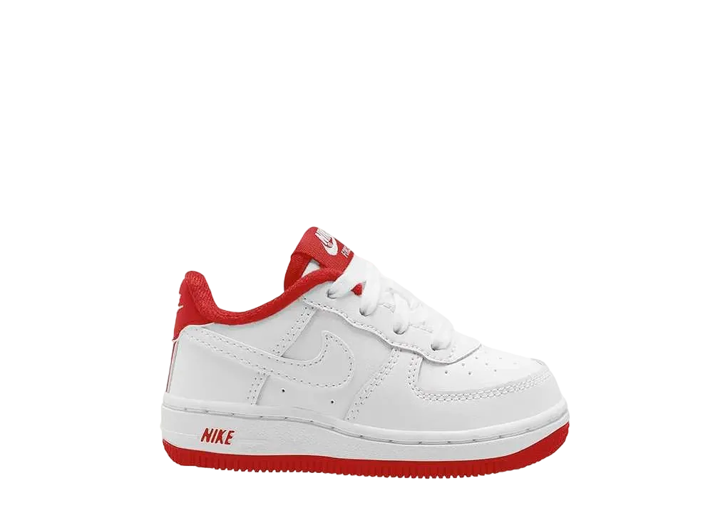 Nike TD Air Force 1 Low "White University/Red"