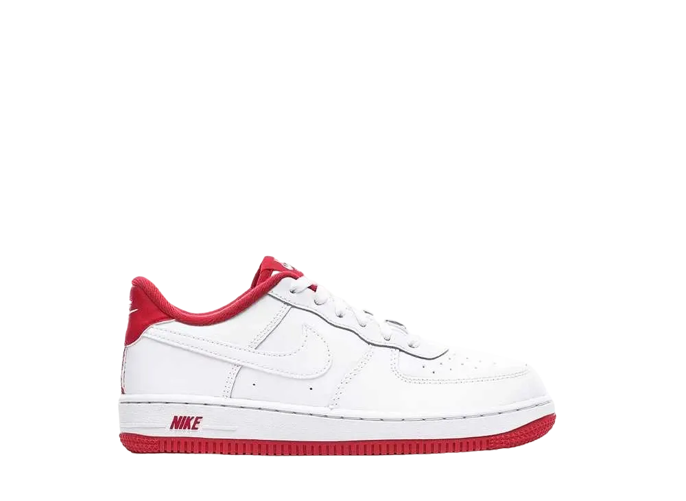 Nike PS Air Force 1 Low "White/University Red"