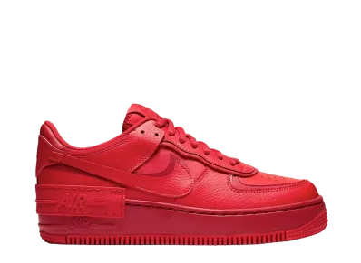 ナイキ ウィメンズ エアフォース1 ロー シャドウ "トリプル レッド"