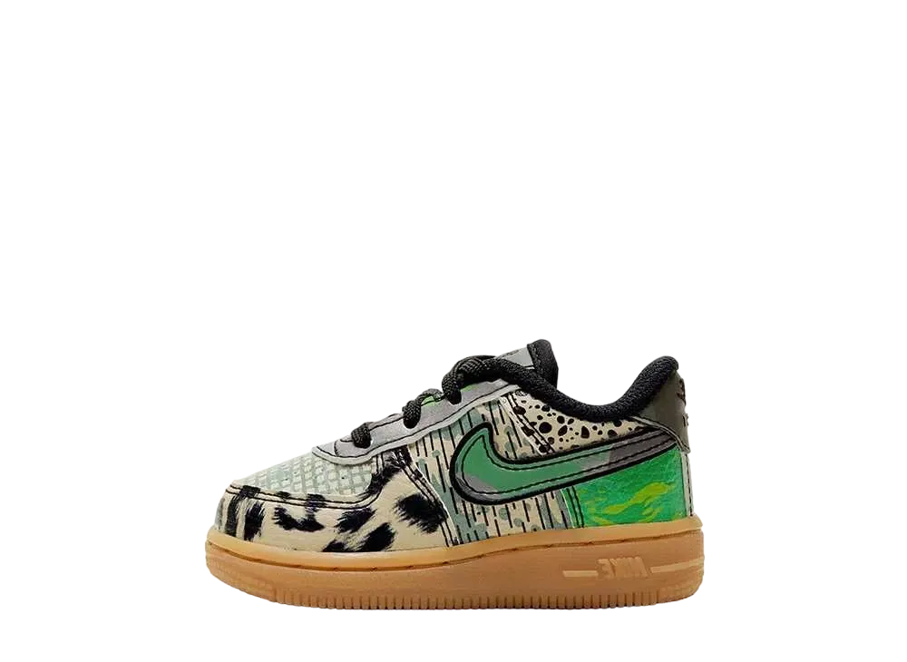 ナイキ TD エアフォース1 ロー "シティ オブ ドリームズグリーン"(キッズ)