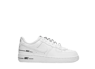 Nike PS Air Force 1 Low LV8 3 "Multiple Logos White"