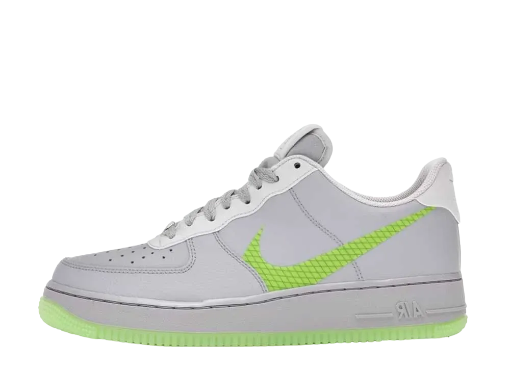 ナイキ エアフォース1 ロー "ウルフ グレー ゴースト グリーン"