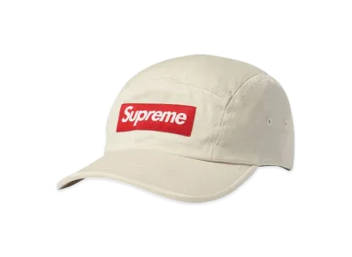 Supreme Washed Chino Twill Camp Cap "Stone"(22SS)