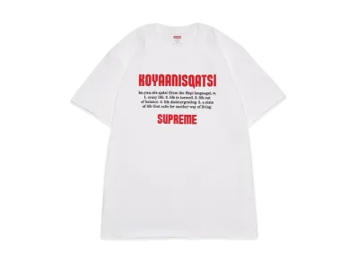 Supreme Koyaanisqatsi Tee "White"