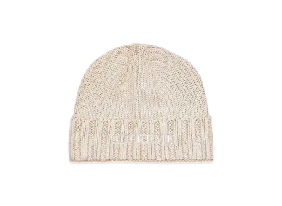 Supreme Overprint Beanie "White"