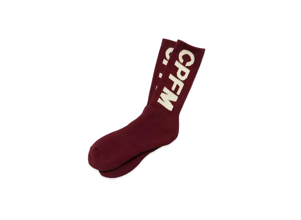 Cactus Plant Flea Market Cpfm Tube Socks "Burgundy"