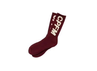 Cactus Plant Flea Market Cpfm Tube Socks "Burgundy"