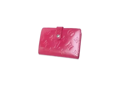 Louis Vuitton Bie Viennois Coin Purse Monogram Vernis "Framboise"