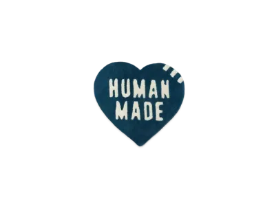 HUMAN MADE HEART RUG SMALL "Navy" HM23GD053