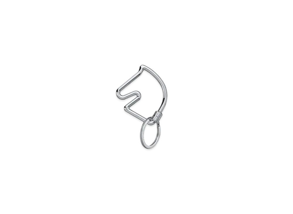 Hermes Cheval Key Ring ”Silver”