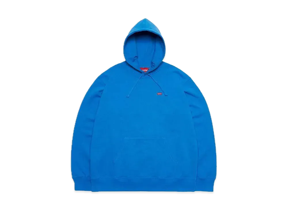 Supreme Small Box Hooded Sweatshirt "Bright Blue" (22SS)