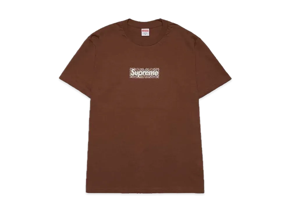 Supreme Bandana Box Logo Tee "Brown"