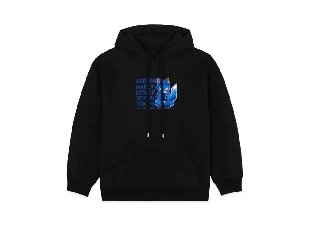 Maison Kitsune x ADERERROR Meditation Fox Hoodie "Black"