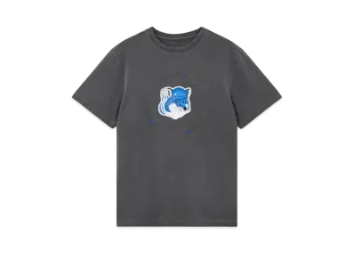 Maison Kitsune x ADERERROR Triple Fox Head Logo T-Shirt "Grey"