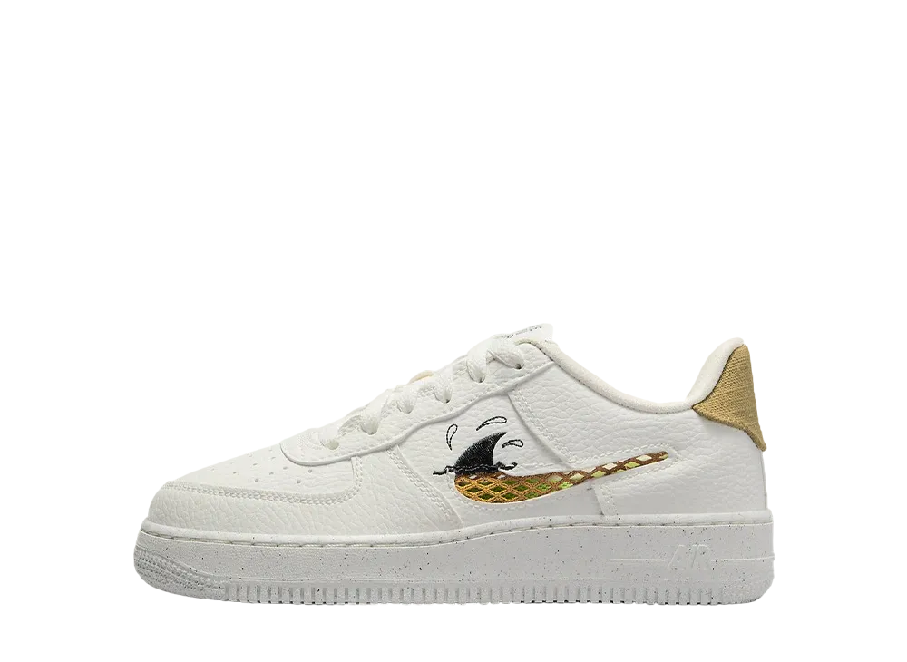 Nike GS Air Force 1 Low Sun Club "White/Yellow"