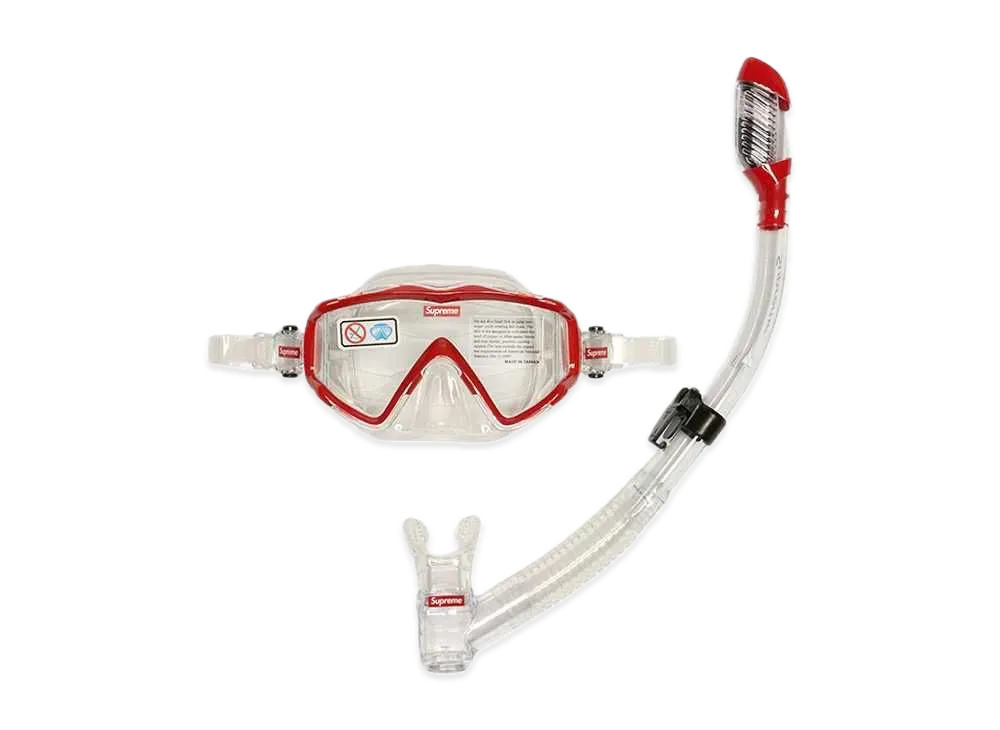 本日発売 Supreme Cressi Snorkel シュノーケル セット 赤 【公式通販】
