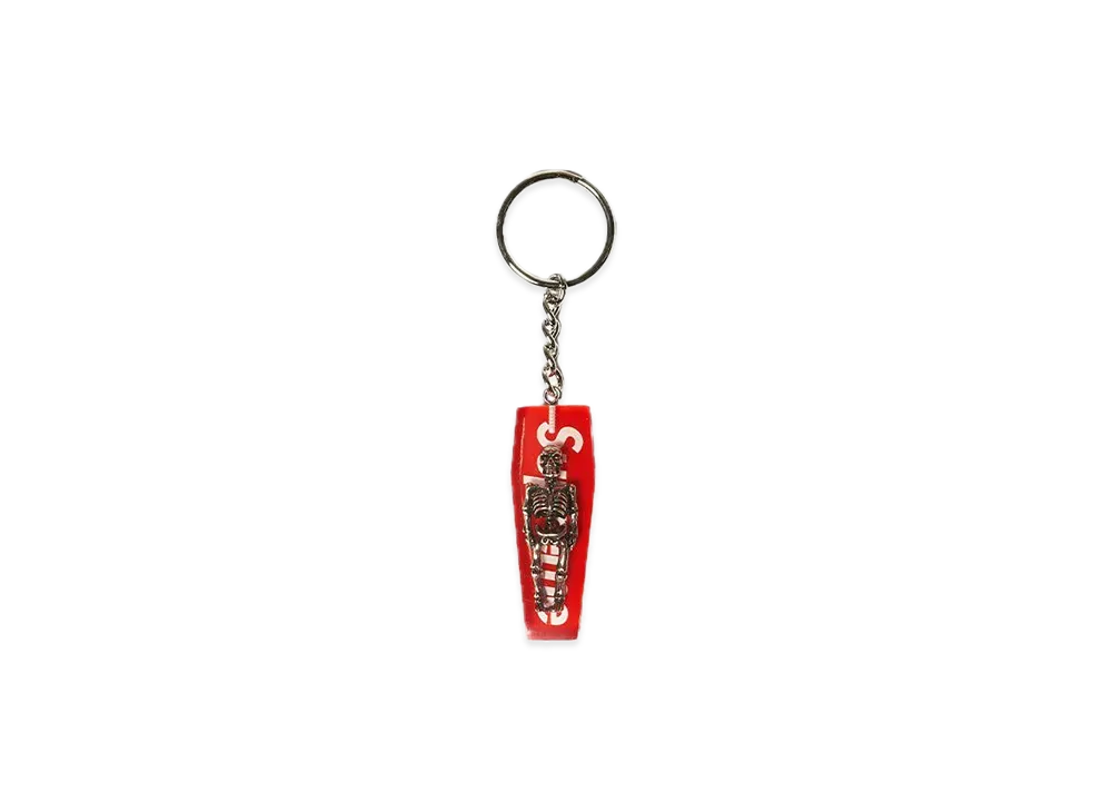Supreme Skeleton Keychain "Red"