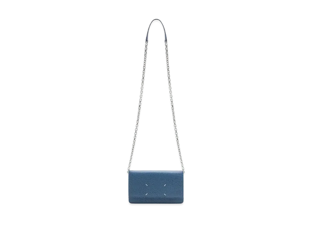 Maison Margiela Large Chain Wallet "Blue Gray"