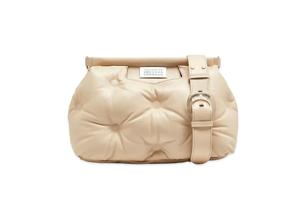 メゾンマルジェラ グラムスラム ミディアム バッグ "ベージュ" S56WG0177P4300T2086