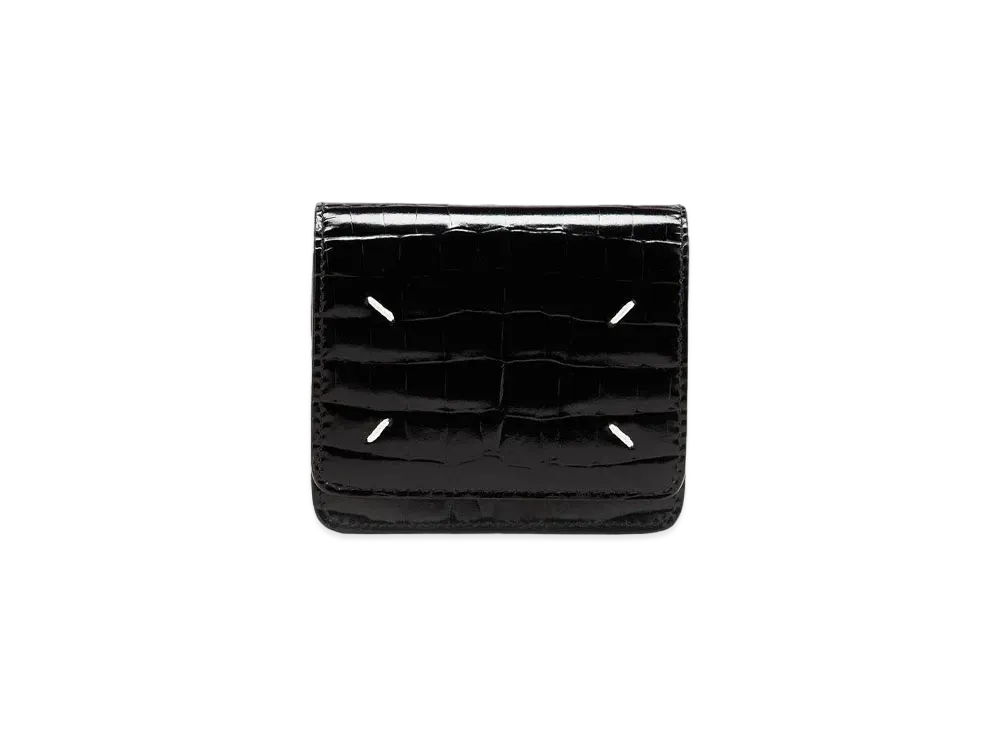Maison Margiela Small Leather Chain Wallet "Black"