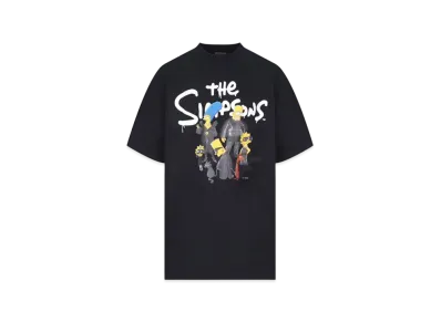 BALENCIAGA The Simpsons Tm & 20th Television T-shirt Oversized "Black"