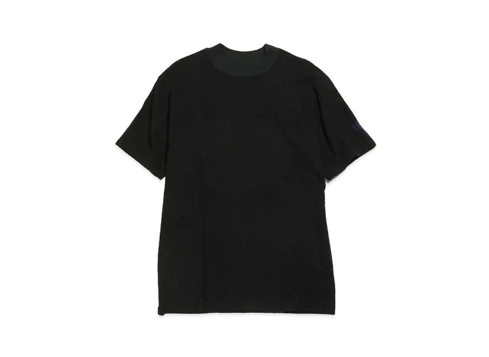 Needles S/S MOCK NECK TEE - COTTON PILE JERSEY "Black"