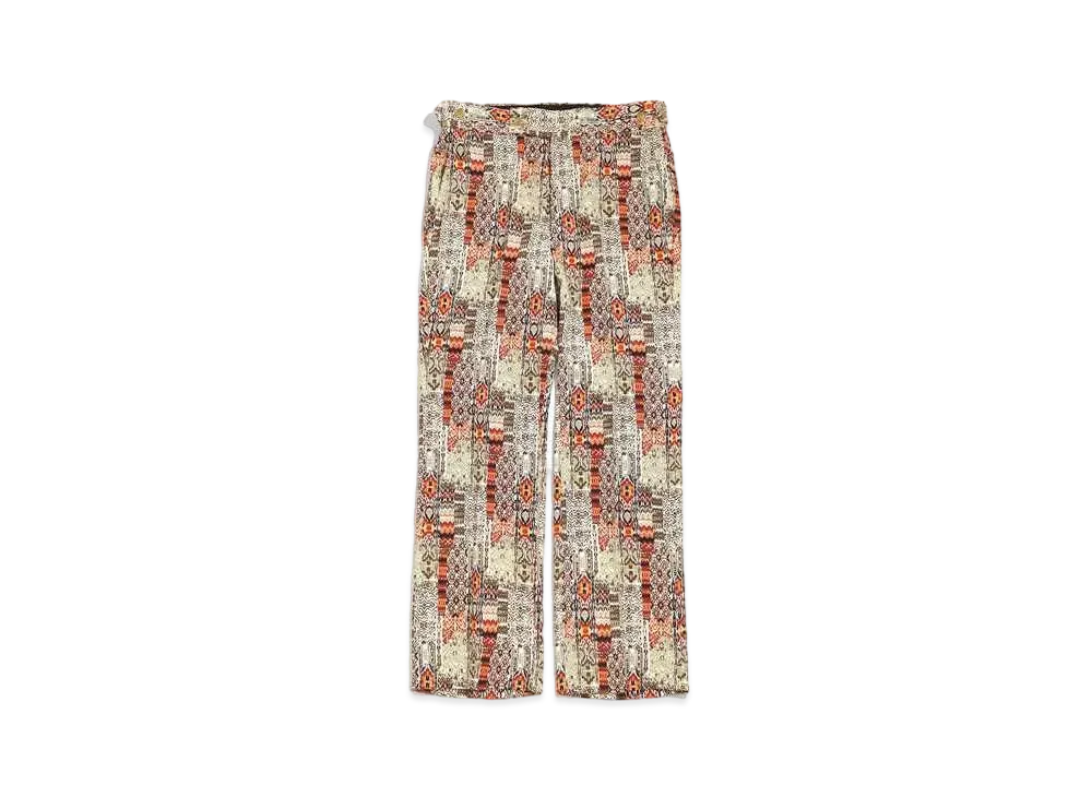 Needles SIDE TAB TROUSER - POLY HOPSACK / BATIK PT. "Khaki"