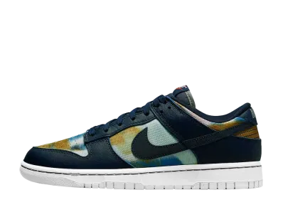 ナイキ ダンク ロー グラフィティ "ネイビー/イエロー"