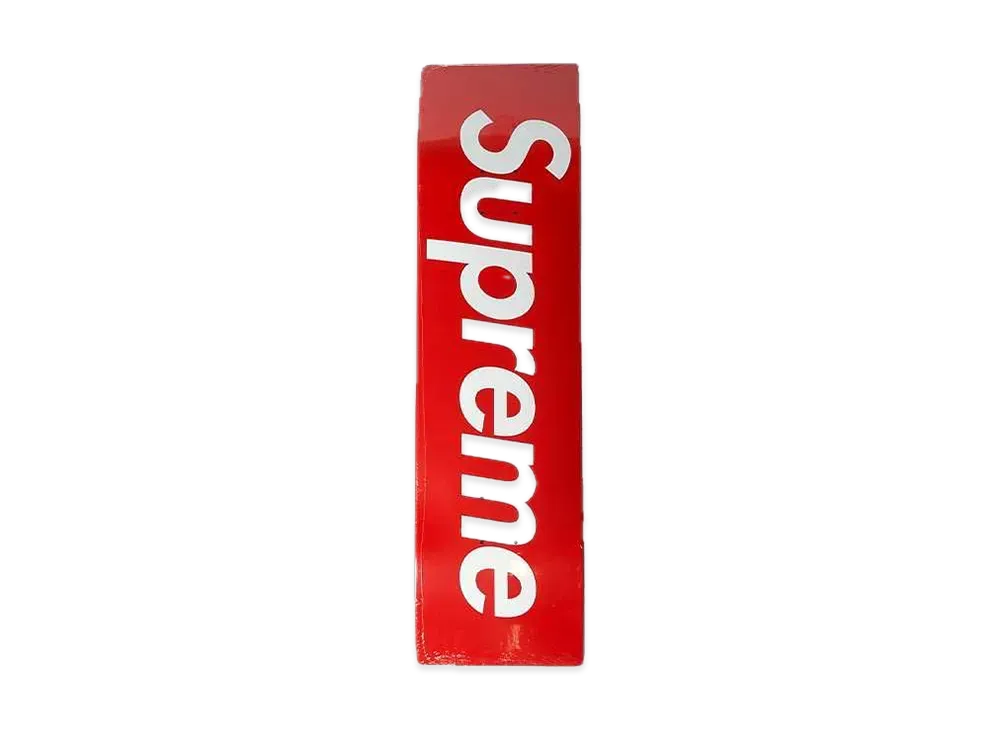 Supreme Uncut Box Logo Skateboard "Red"