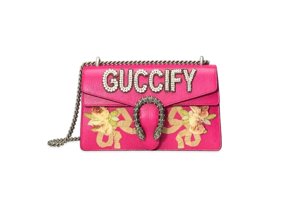 GUCCI Dionysus Small Shoulder Bag "Raspberry pink"