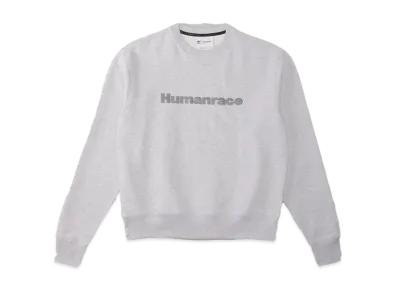 ADIDAS PHARRELL WILLIAMS BASIC CREW NECK SWEAT (GENDER NEUTRAL) "Light Gray Heather"
