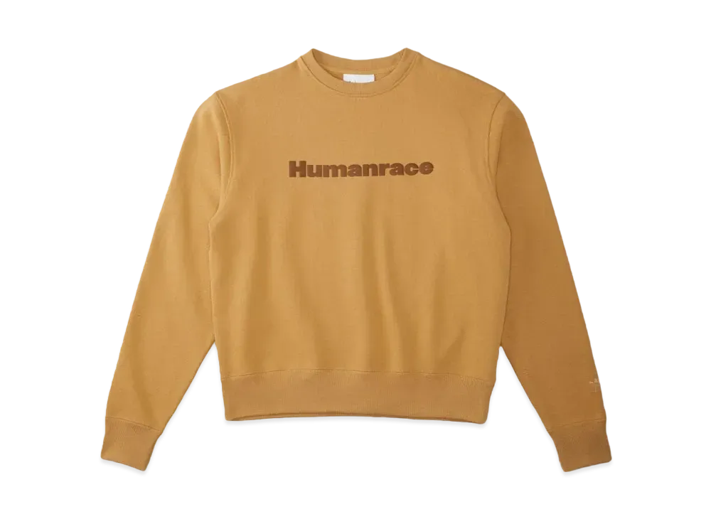 ADIDAS PHARRELL WILLIAMS BASIC CREW NECK SWEAT (GENDER NEUTRAL) "Golden Beige"