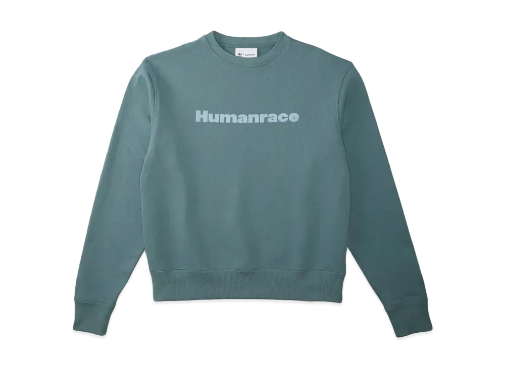 ADIDAS PHARRELL WILLIAMS BASIC CREW NECK SWEAT (GENDER NEUTRAL) "Hazy Emerald"