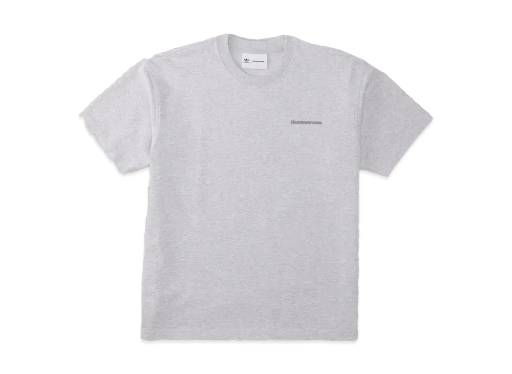ADIDAS PHARRELL WILLIAMS BASIC T-SHIRT (GENDER NEUTRAL) "Light Gray Heather"