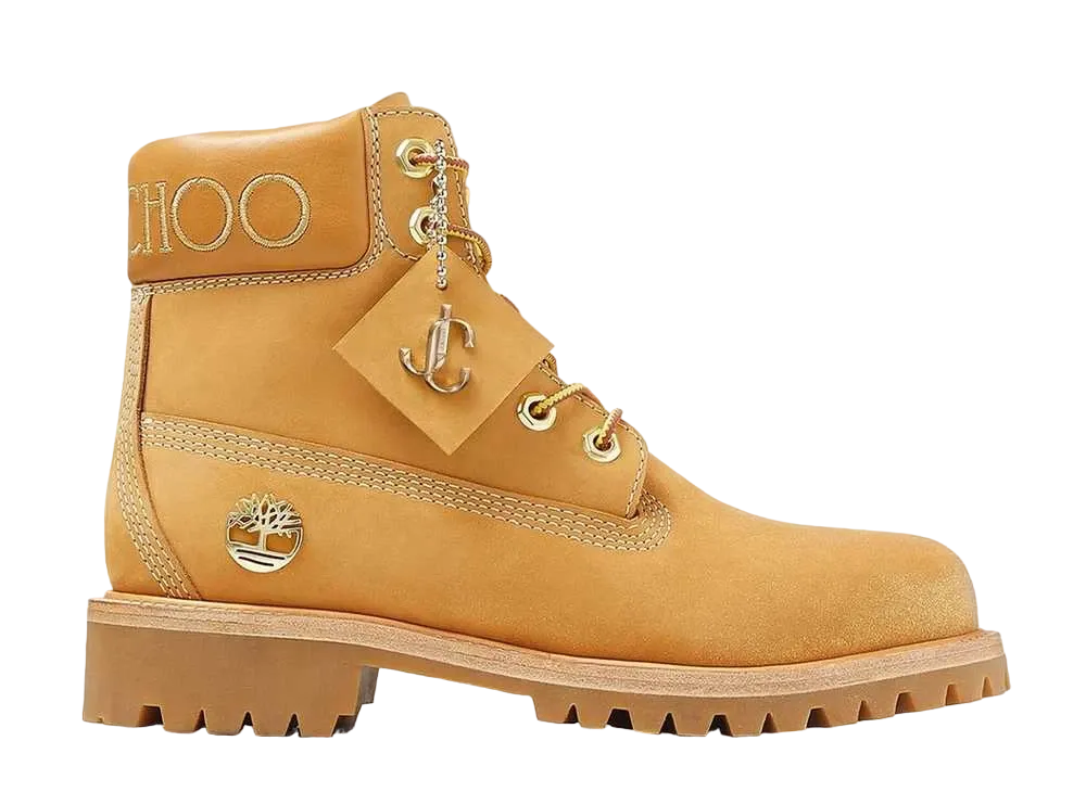 ジミーチュー × ティンバーランド ウィメンズ 6 "プレミアム ウィート ゴールド グリッター"