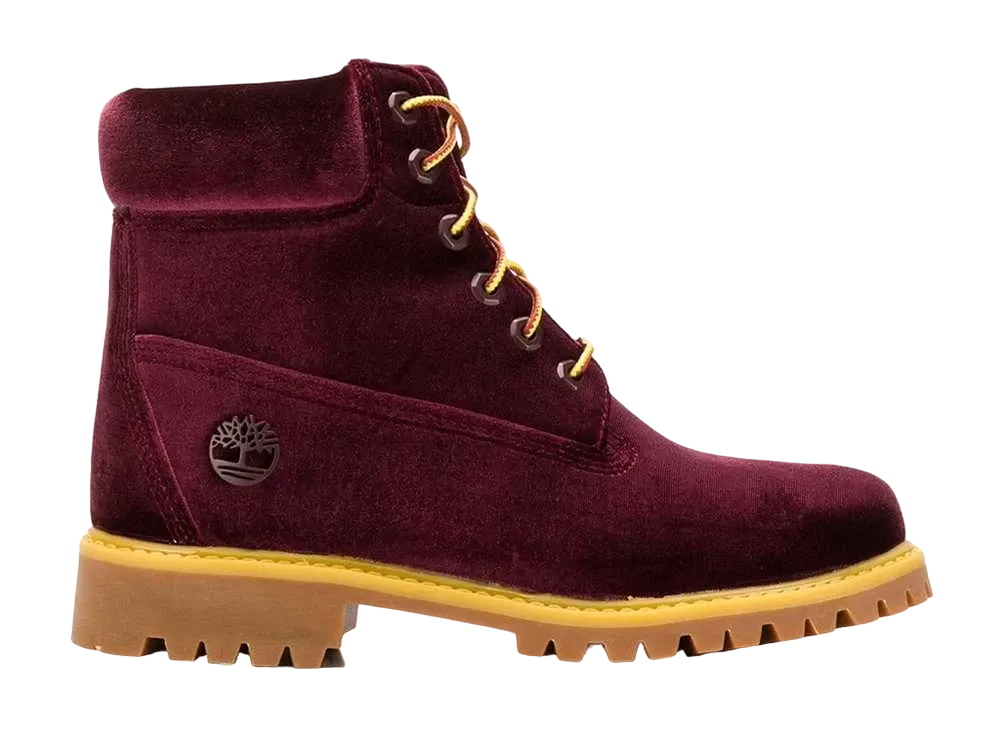 Off-White × Timberland Women's 6 "Velvet Wine"