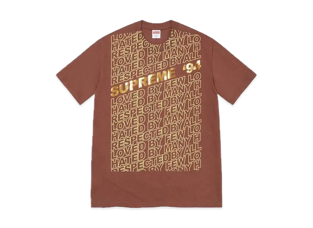 Supreme Respected Tee "Brown"