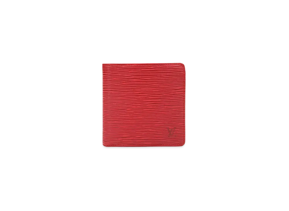 Louis Vuitton Epi Porte Bie Cartecredit Monne "Castilean Red"