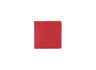 Louis Vuitton Epi Porte Bie Cartecredit Monne "Castilean Red"
