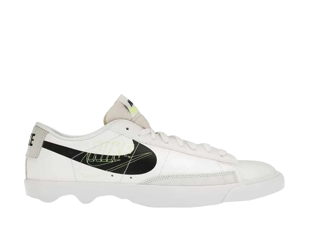 ナイキ ブレーザー ロー "プリント ホワイト ブラック ボルト"