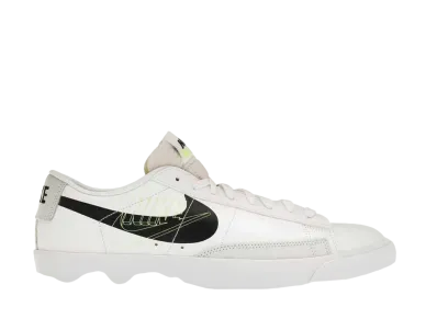 Nike Blazer Low "Print White Black Volt"