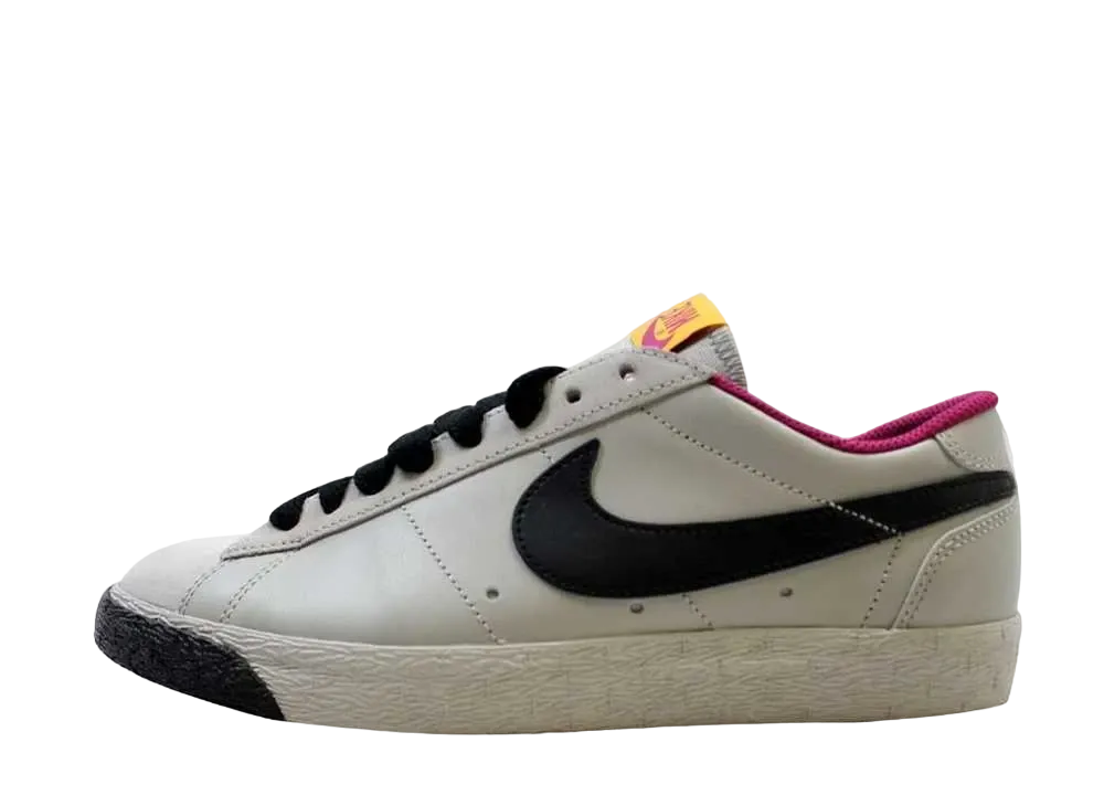 Nike Blazer Low Classic "Granite/Black-Rave Pink-Pure Gold"