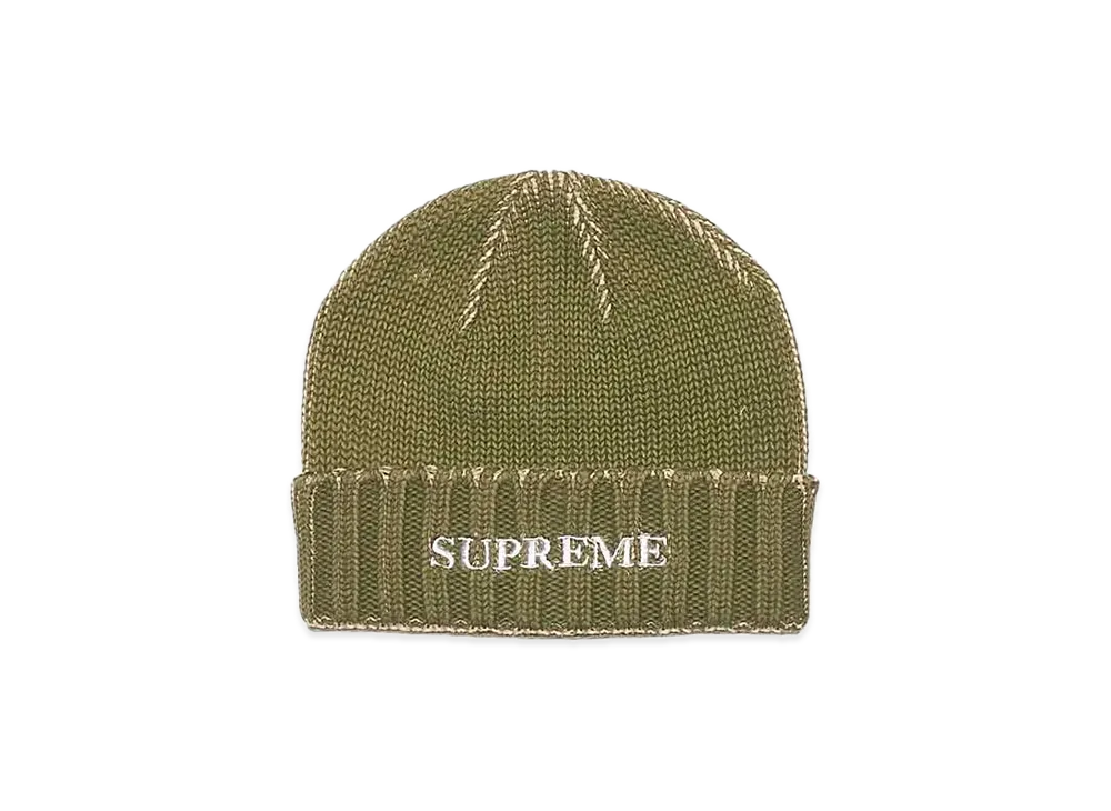 Supreme Overprint Beanie "Olive"