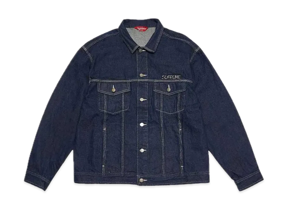 シュプリーム スマーフ デニム トラック ジャケット "ブルー"