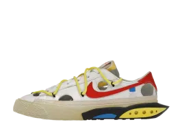 オフホワイト × ナイキ ブレーザー ロー "ホワイト アンド ユニバーシティレッド"