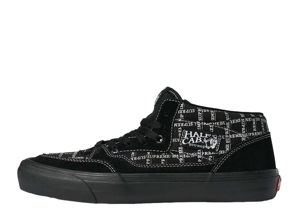 Supreme × Vans Half Cab "Black"