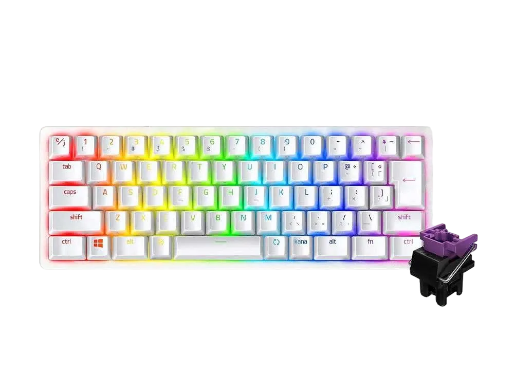 Razer Huntsman Mini - Clicky Optical Switch - JP - "Mercury"