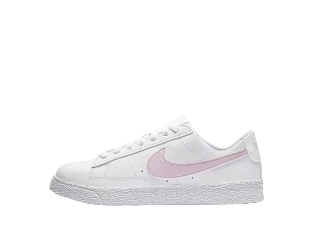 ナイキ GS ブレーザー ロー "ホワイト ピンク フォーム"